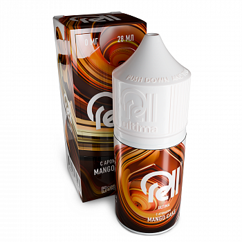 Купить Жидкость для ЭСДН RELL ULTIMA  "Mango Cake" 3мл 0мг. Жидкость для ЭСДН RELL ULTIMA  "Mango Cake" 3мл 0мг.